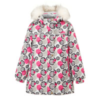 Куртка-парка зимова дитяча для дівчаток ТМ JOIKS G-42 рожевий