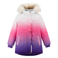 Куртка-парка зимова дитяча для дівчаток ТМ JOIKS G-48 рожевий