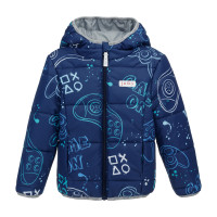 Куртка пуфер дитяча для хлопчиків ТМ JOIKS КЕ-12 т.синій